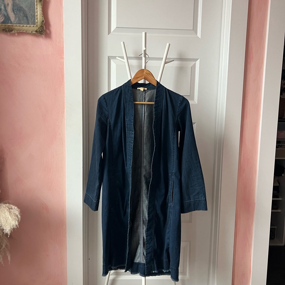 Soft denim kimono style Cardigan